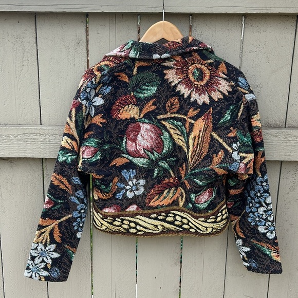 Painted Pony Vintage Tapestry Jacket Bohemian Boho Western Cottagecore Floral S - Picture 4 of 5